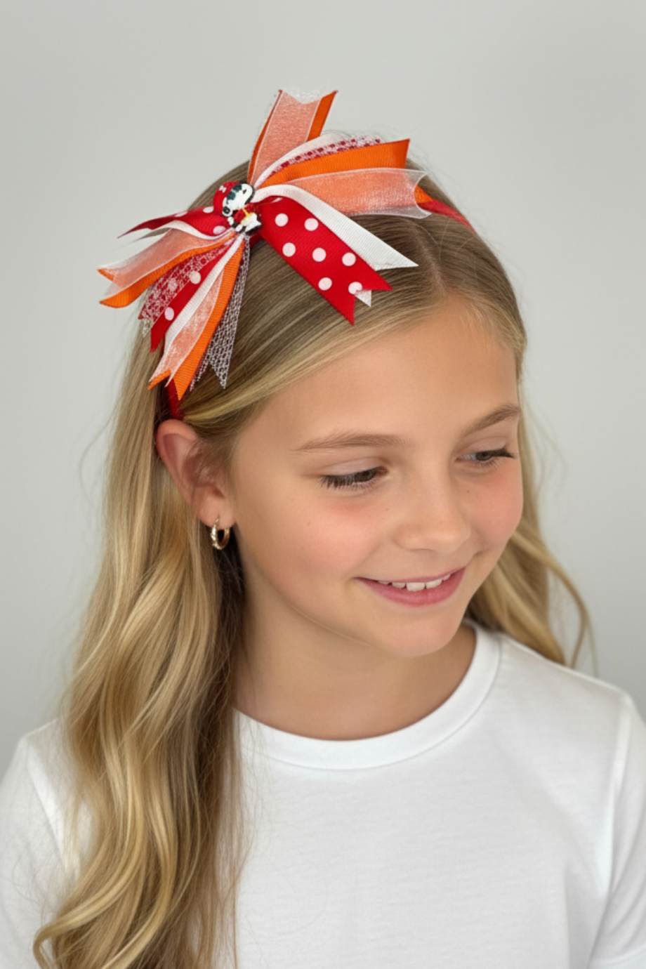 Kurdele Çocuk Tacı Kırmızı