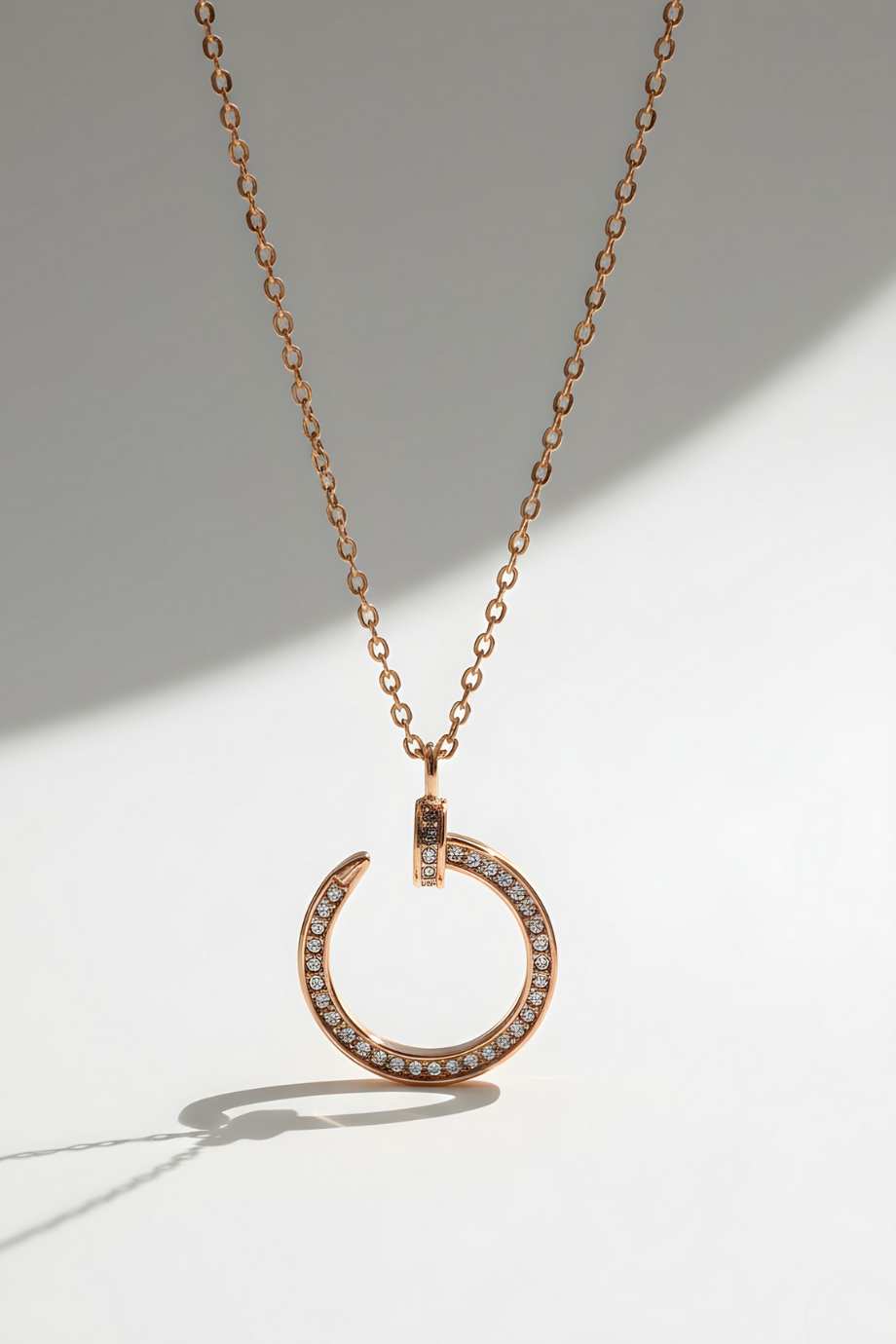 Sevgililer Günü Hediyesi Taşlı Bronz Kolye