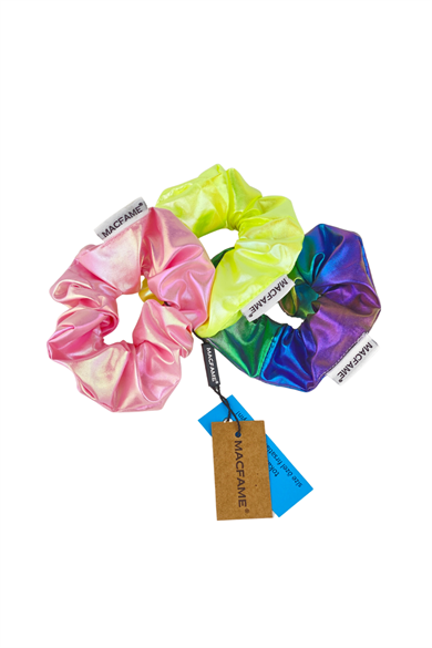 Su Tutmaz Üçlü Scrunchie Toka Seti