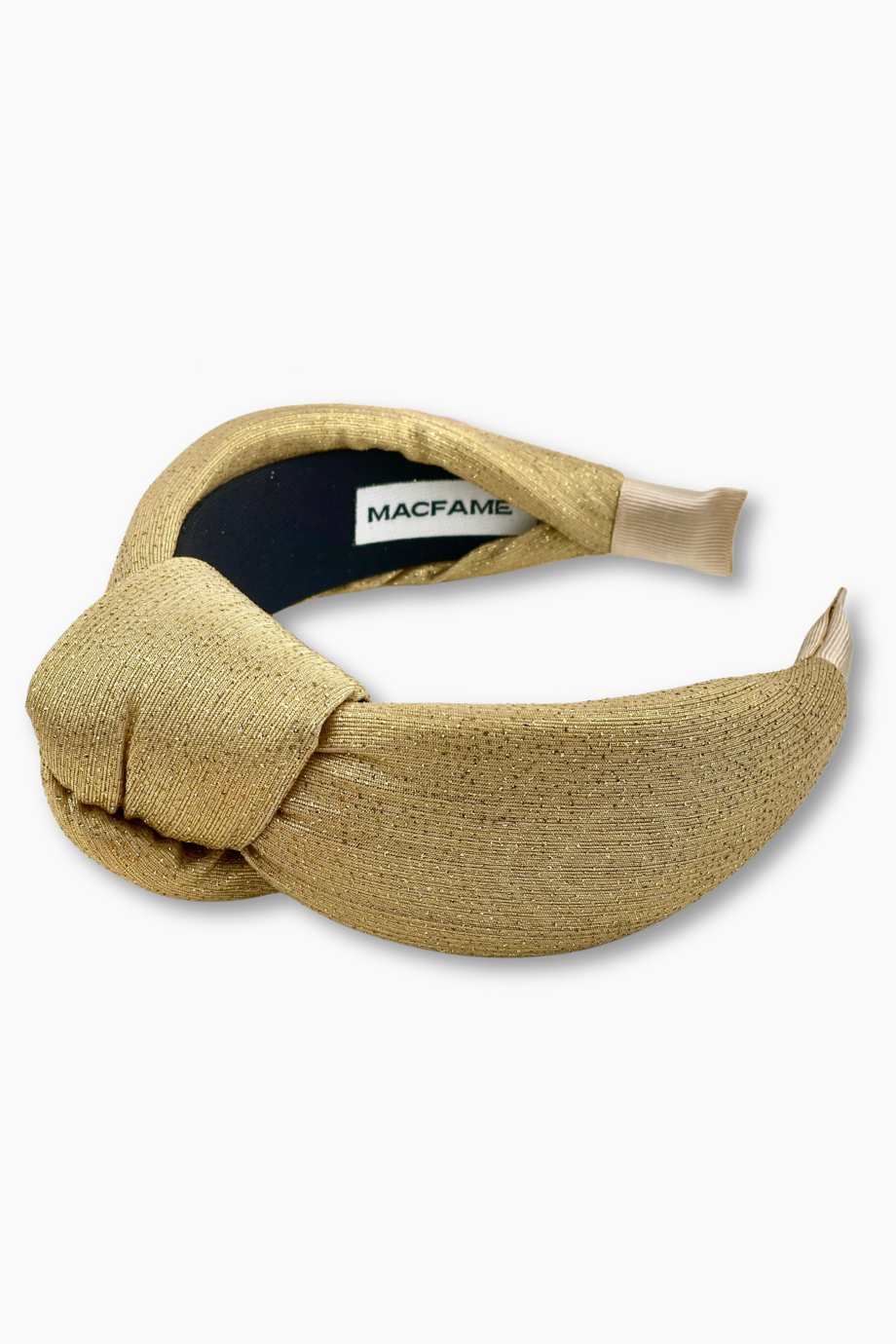 Gold Silvery Knotted Headband for Women