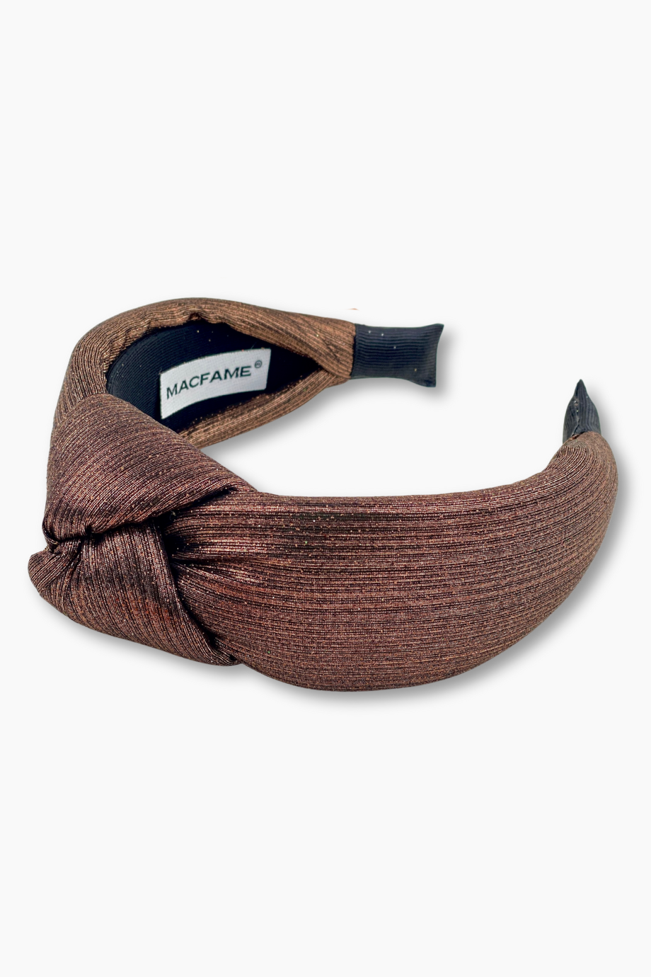 Copper Silvery Knotted Headband for Women