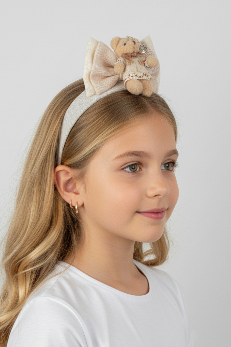 Kız Çocuk Ayıcıklı Saç Tacı