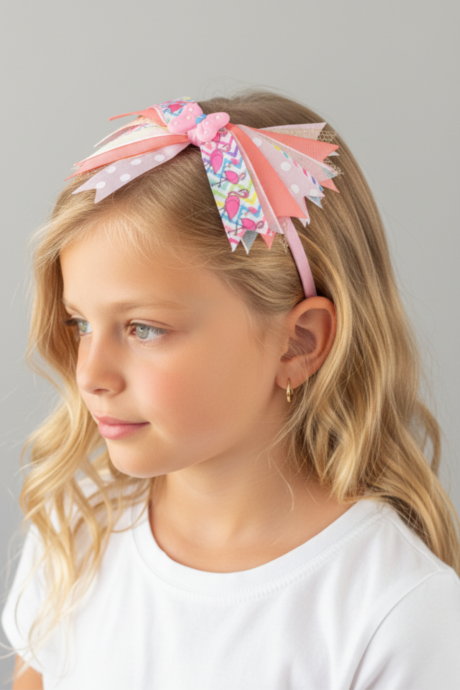 Pembe Fiyonklu Çocuk Tacı