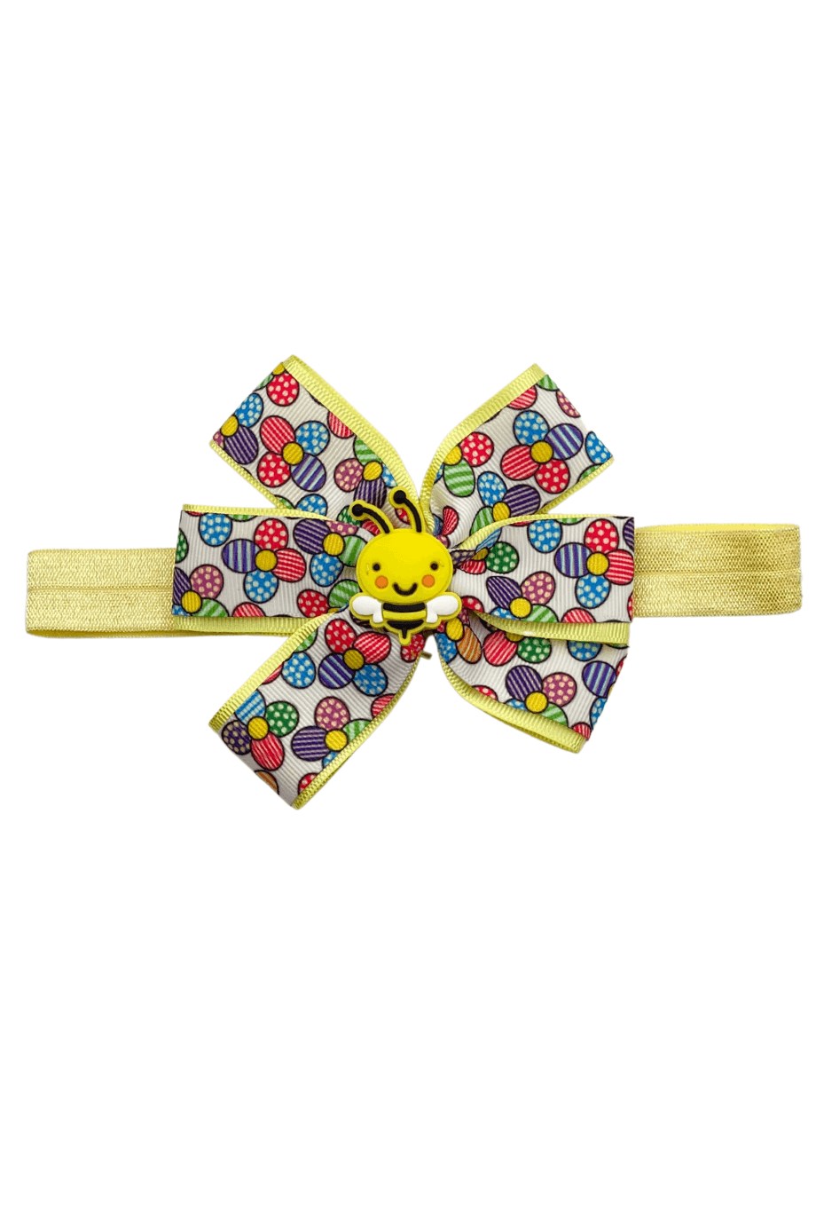 Fiyonk Arı Maya Figürlü Kurdela Sarı Çocuk Bandı