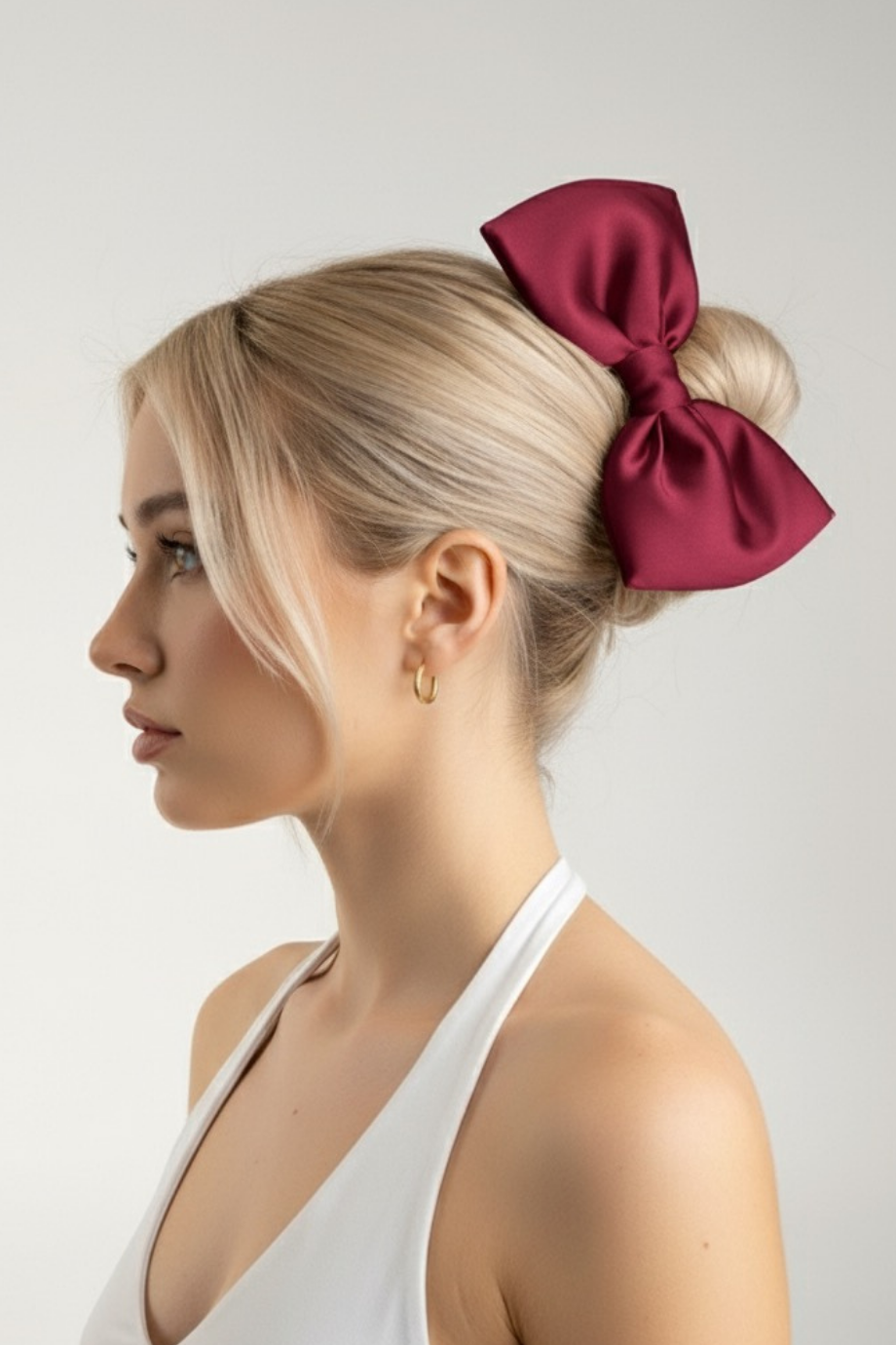 Zara Saten Bordo Toka Modelleri