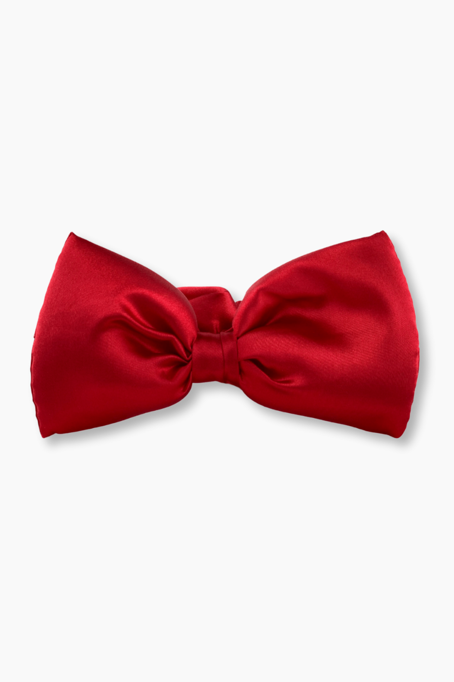 Fiyonklu Kırmızı Saten Scrunchie Toka