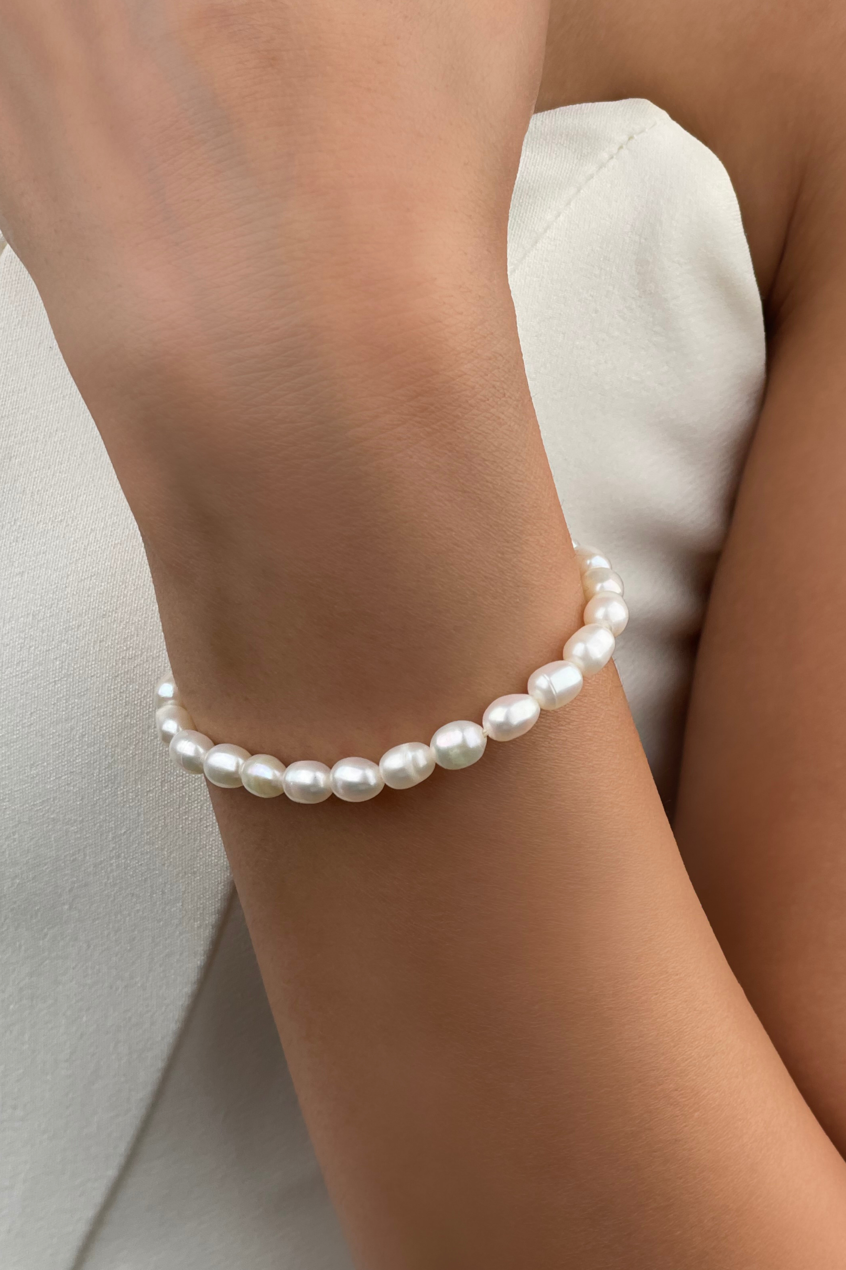 Gerçek İnci Bileklik