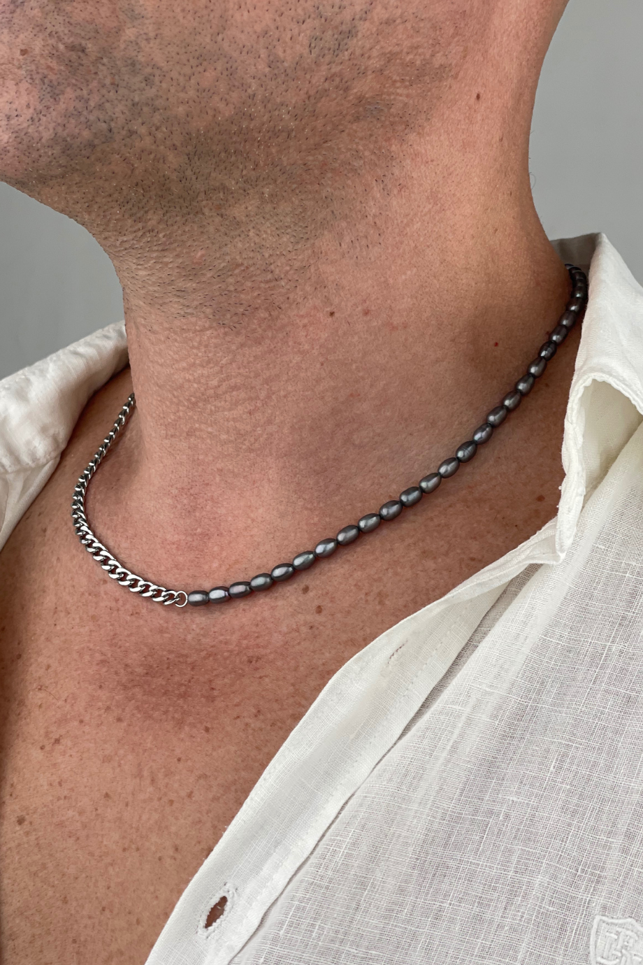 Gerçek İnci Yarım Kolye