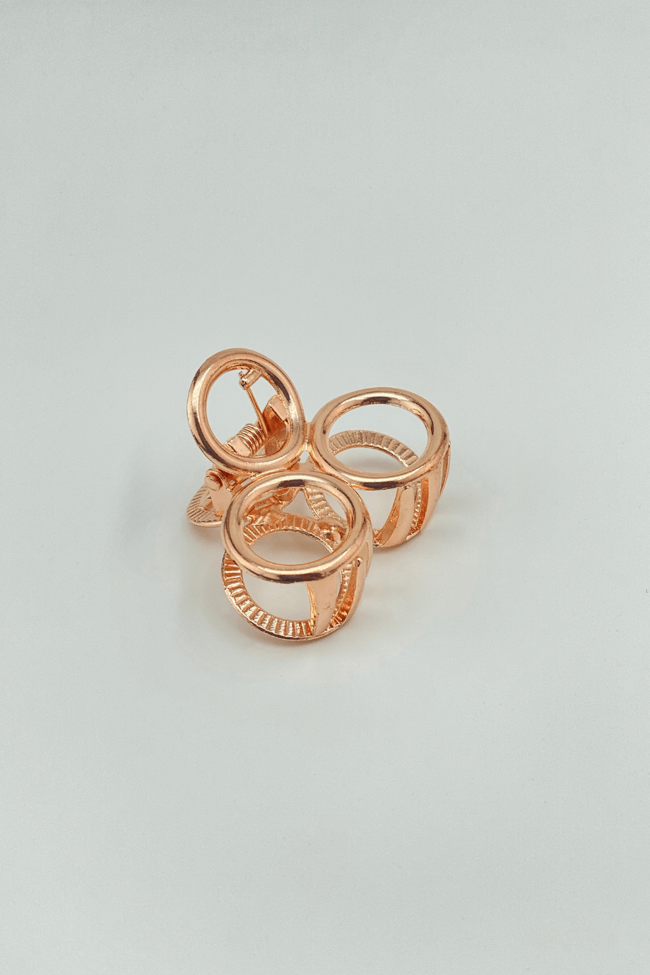 Small Claw Hair Clip Rose