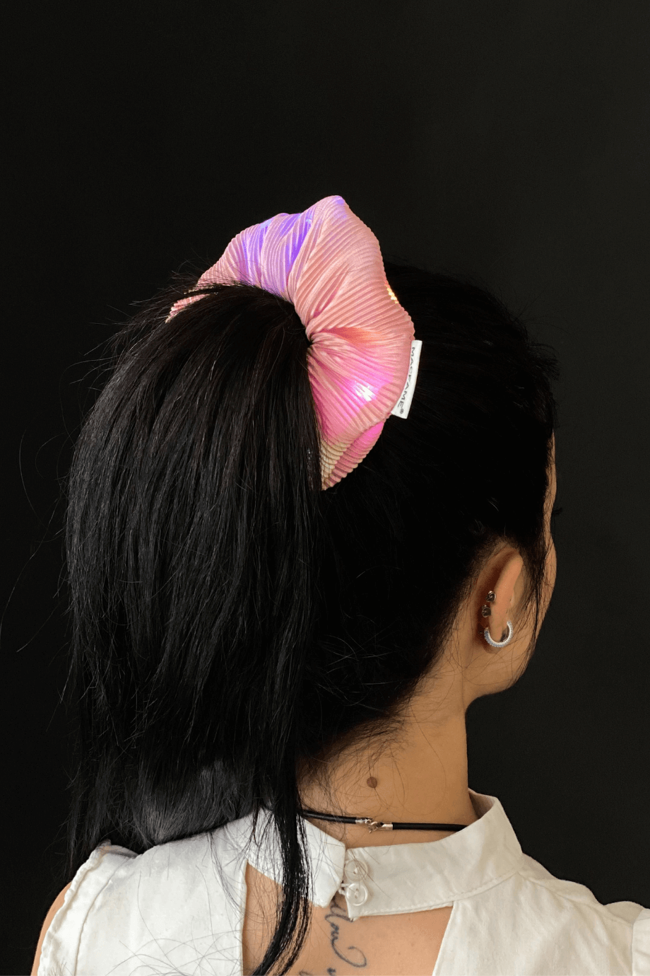 Light Up Scrunchie Pink