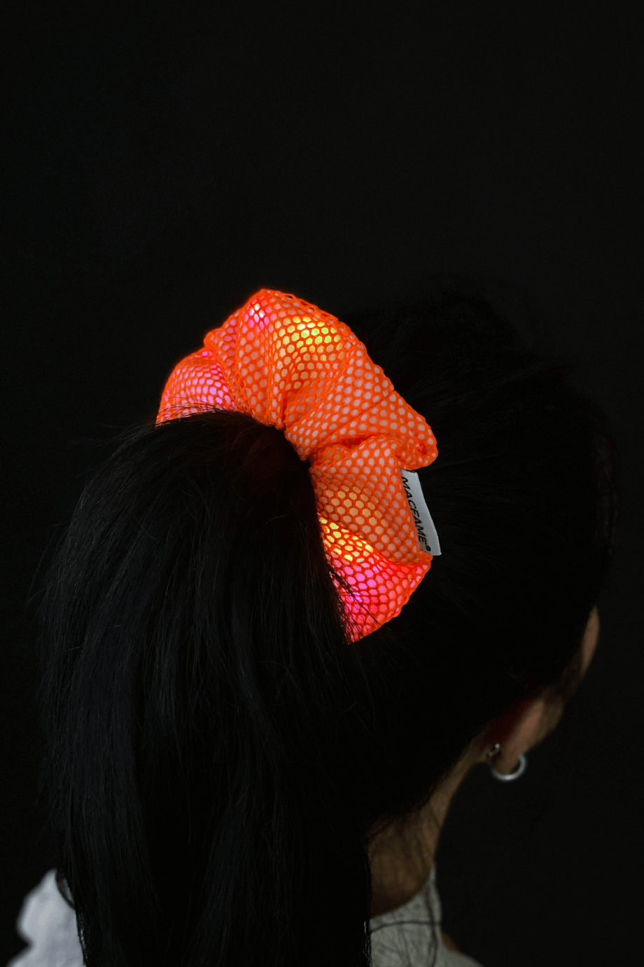 Light Up Scrunchie Orange