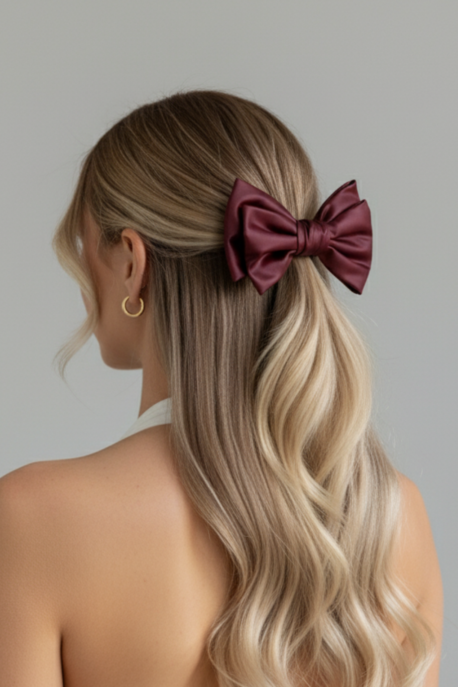 Kadın Bordo Fiyonk Otomatik Toka Modelleri