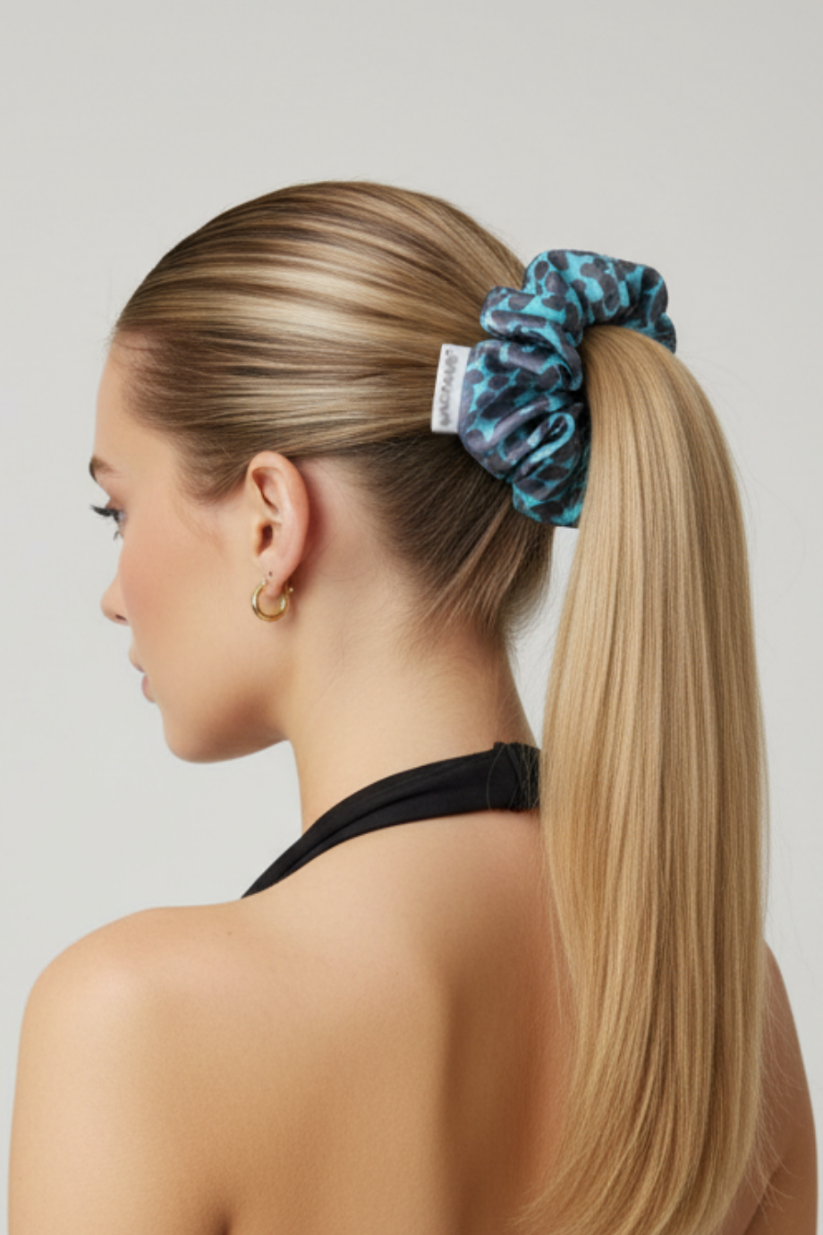 Leopar Desenli Simit Scrunchie Toka Modelleri