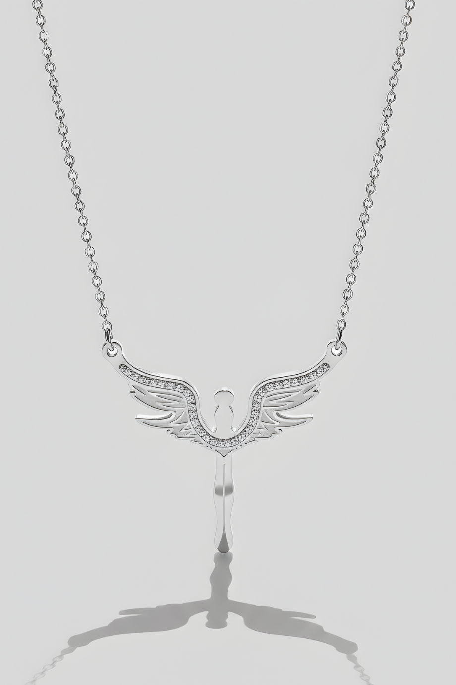 Melek Kolye Gümüş