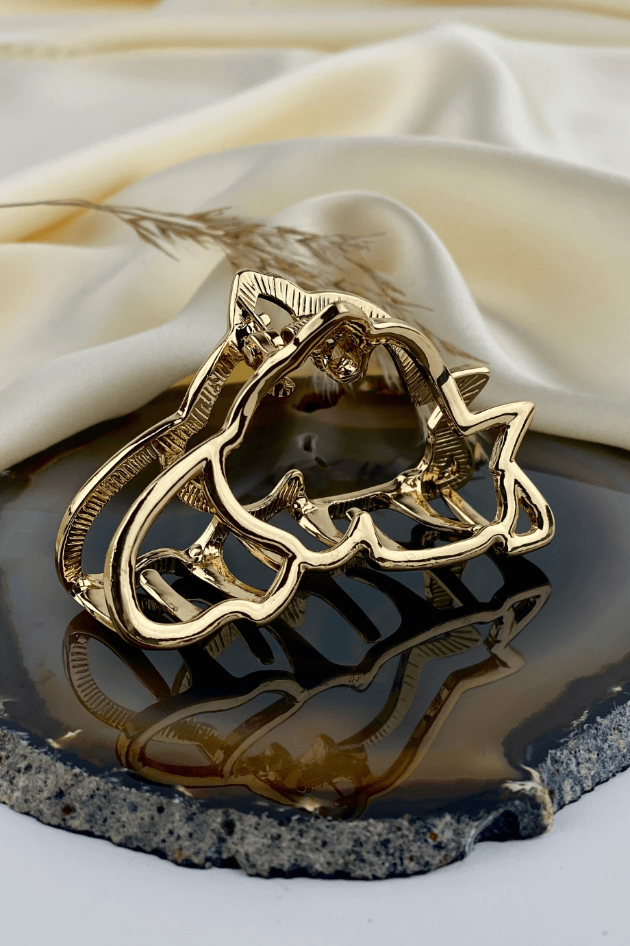 Metal Hair Clip Gold