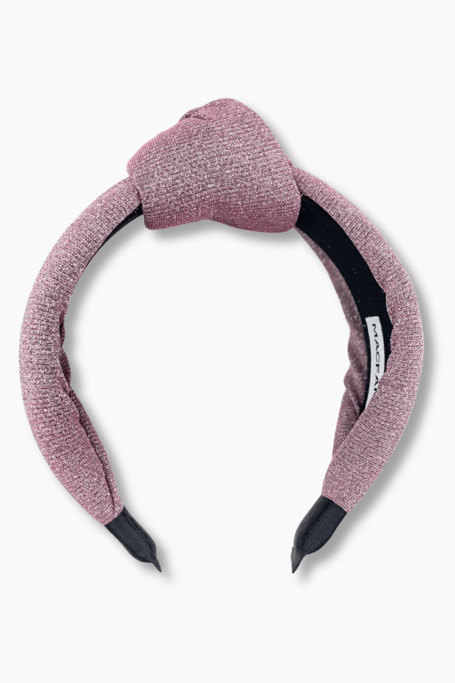 Silvery Padded Headband Pink