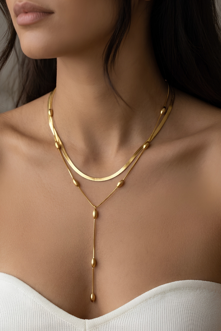 Ball Multi-layer Gold Necklaces