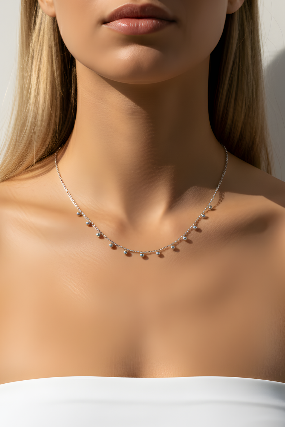 Hediye Kadın Gümüş Zincir Kolye