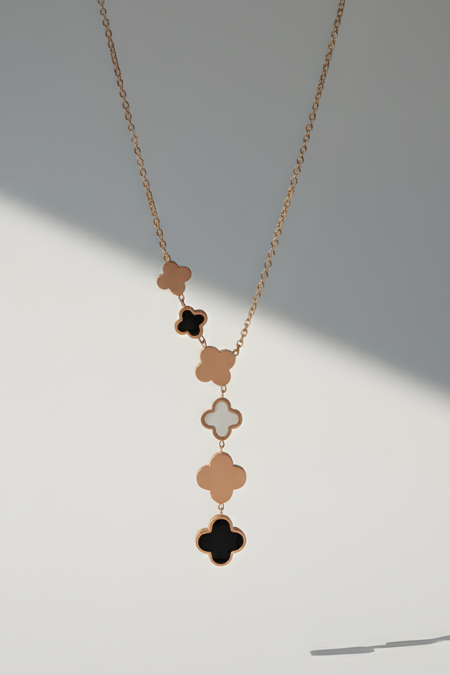 Bronze Clover Necklace