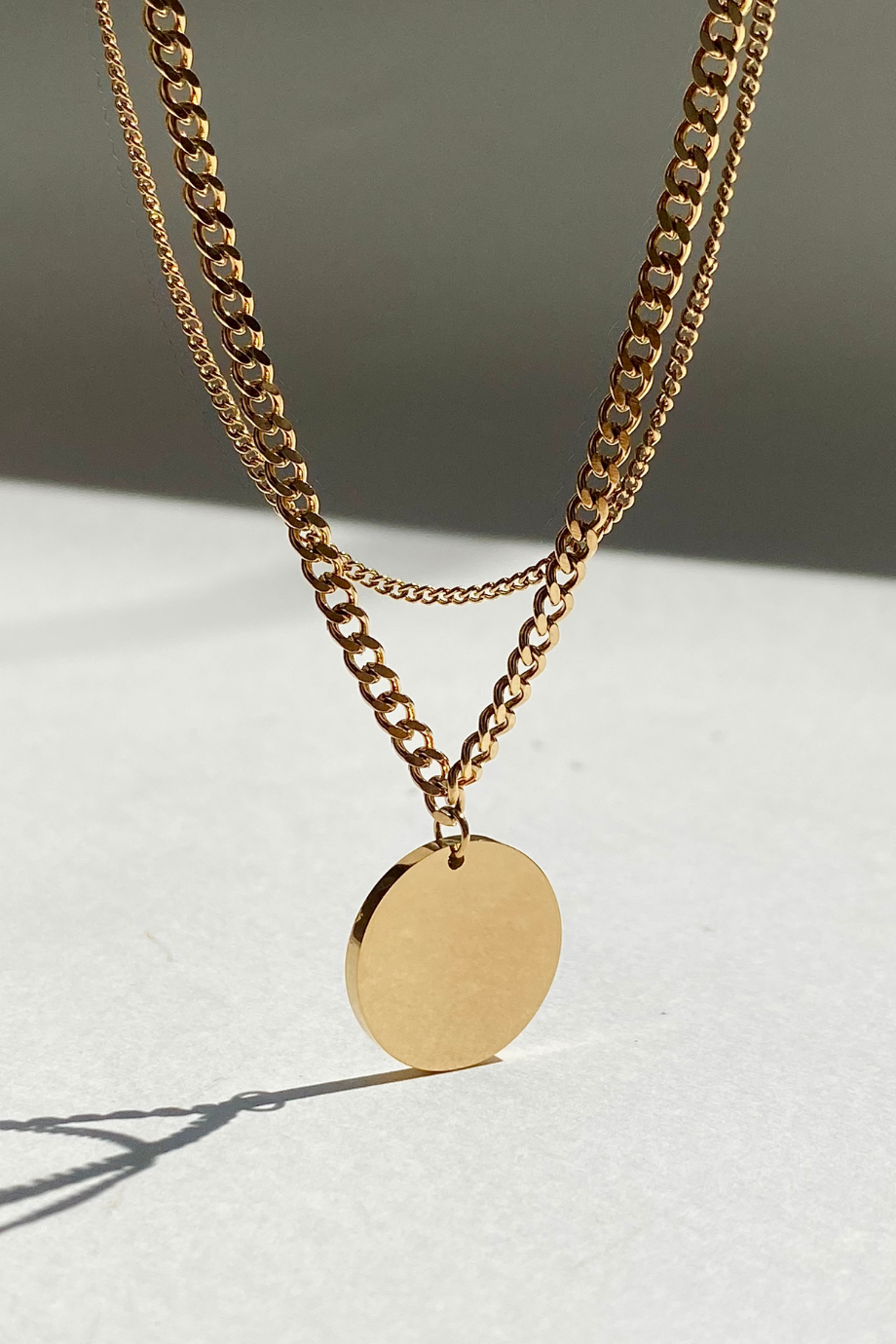 アクセサリー Octi Layered Pendant Necklace octi island pendant small