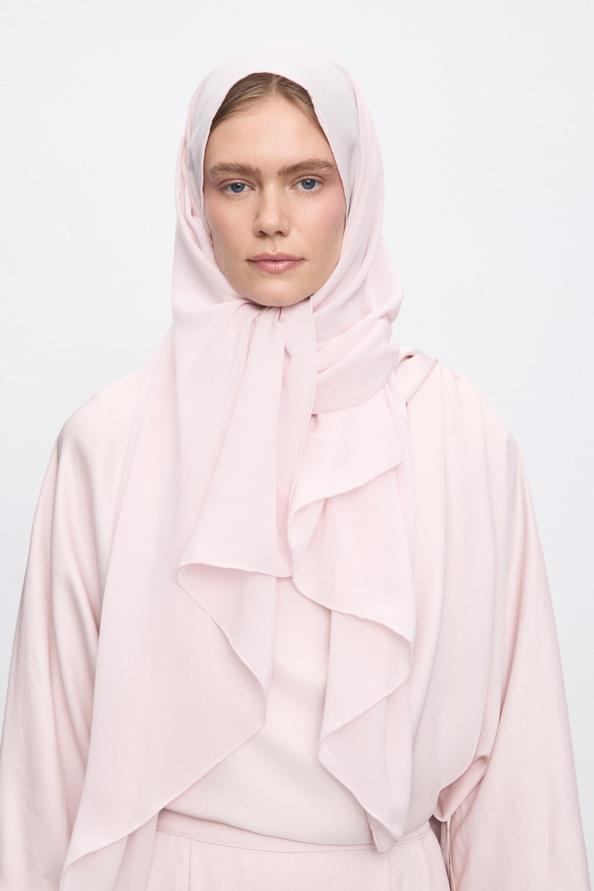 %100 İPEK ŞAL PEMBE