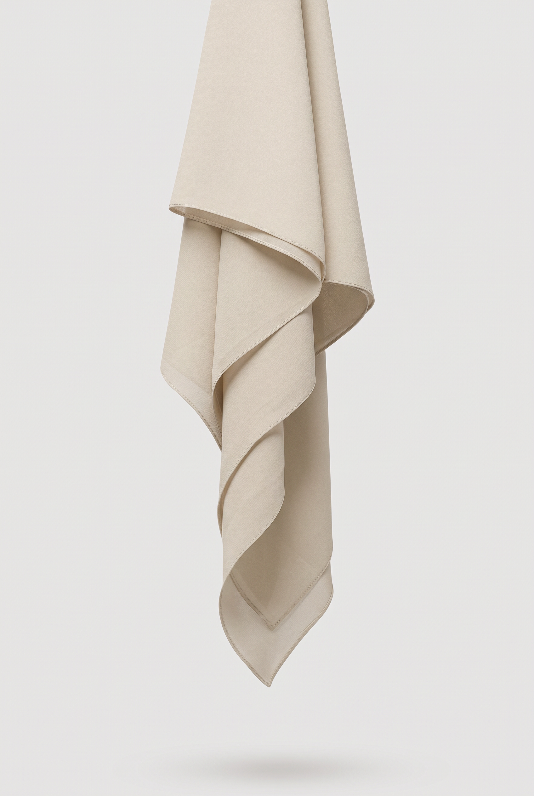 %100 SILK SHAWL VANILLA