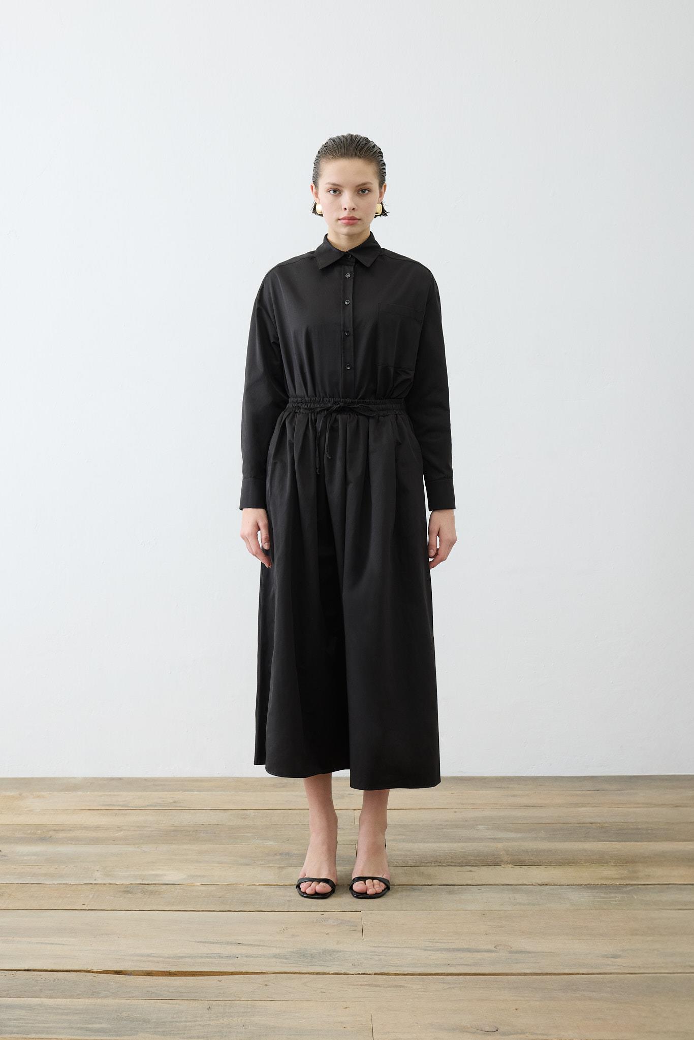 ADEN OVAL SHIRT BLACK