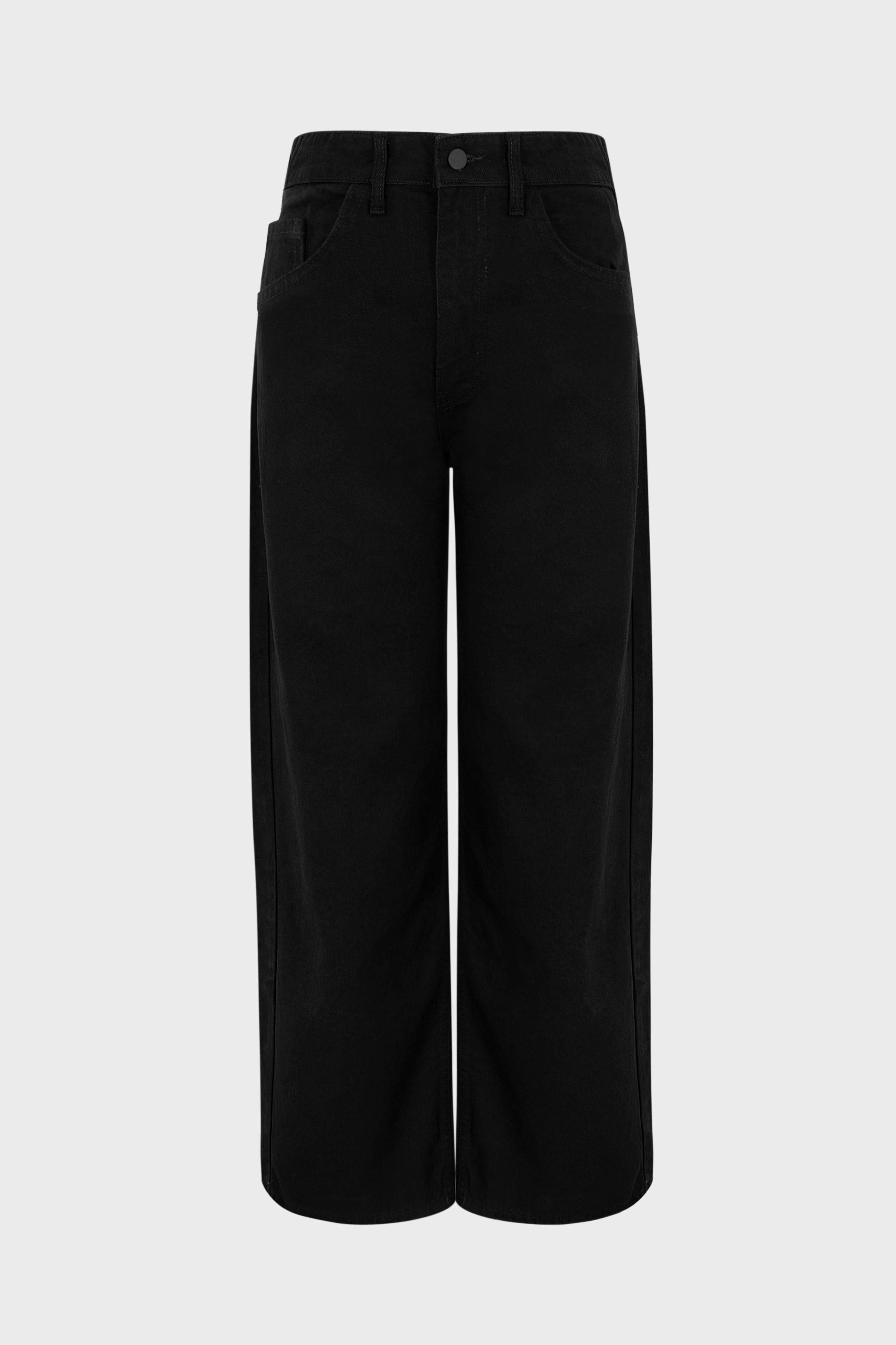 CLARA BOL FORM DENİM PANTOLON SİYAH