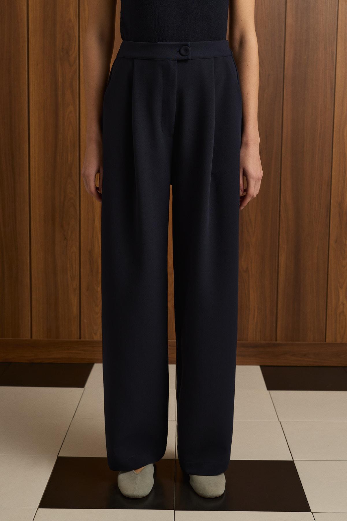DORE PALAZZO PANTOLON LACİVERT