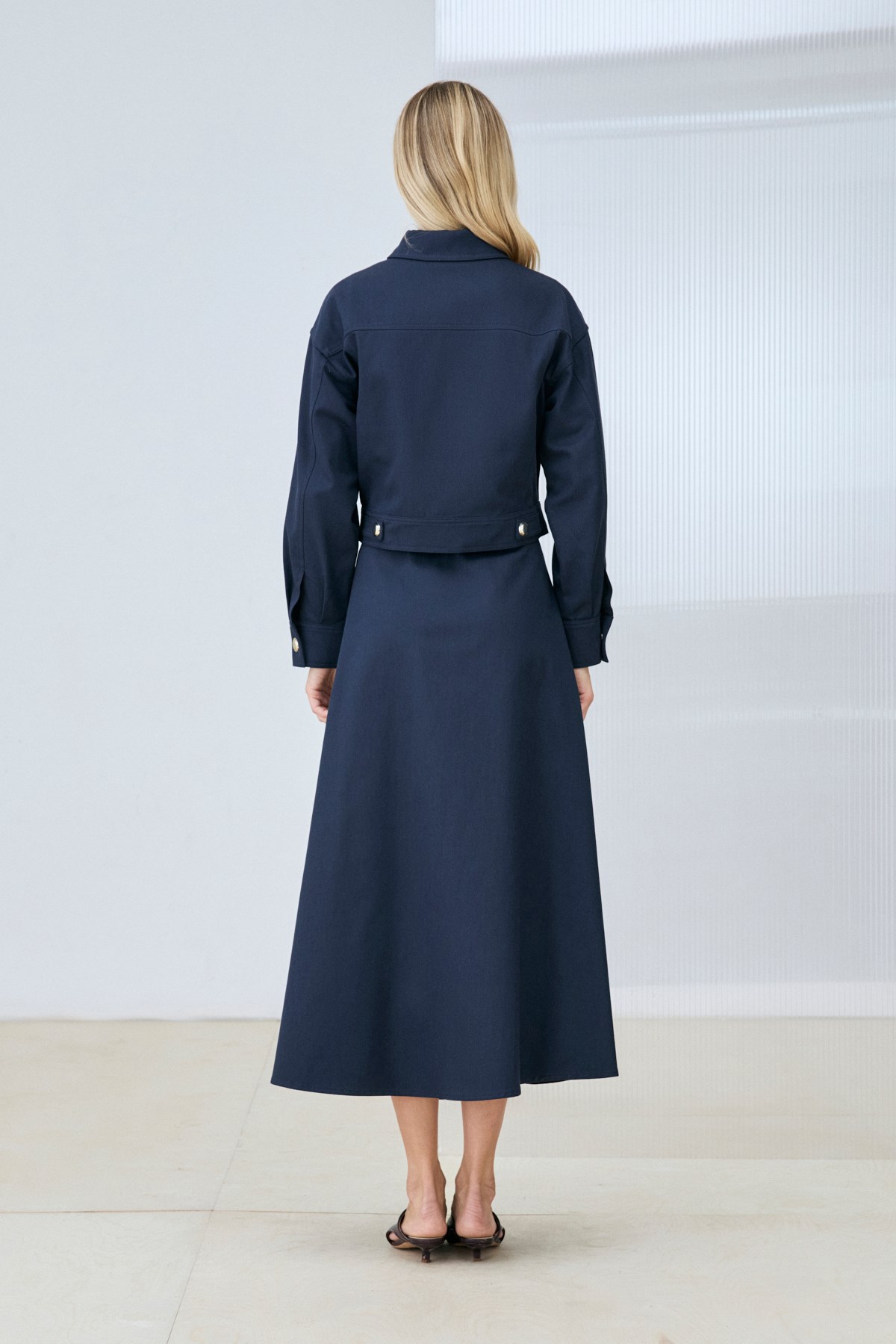 FLAM SPORTS JACKET NAVY BLUE