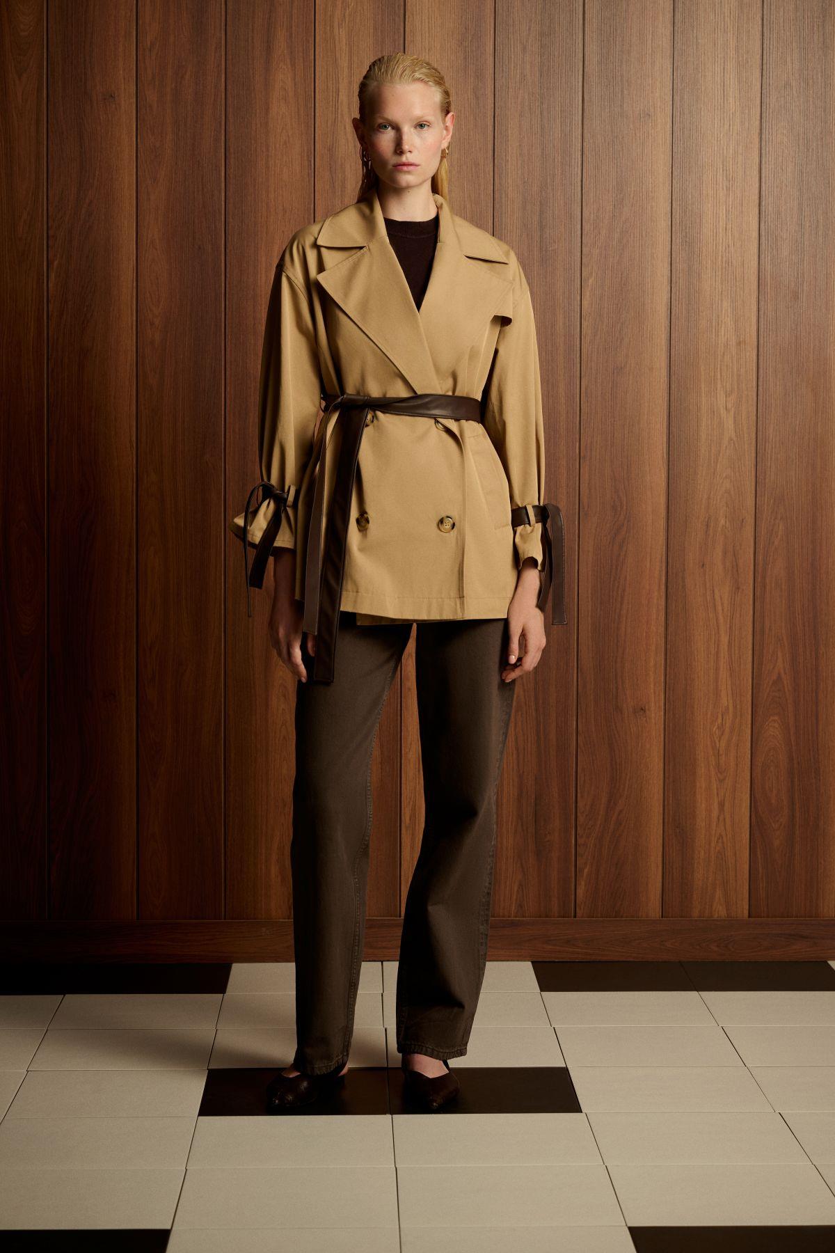 FLORA TRENÇKOT CAMEL