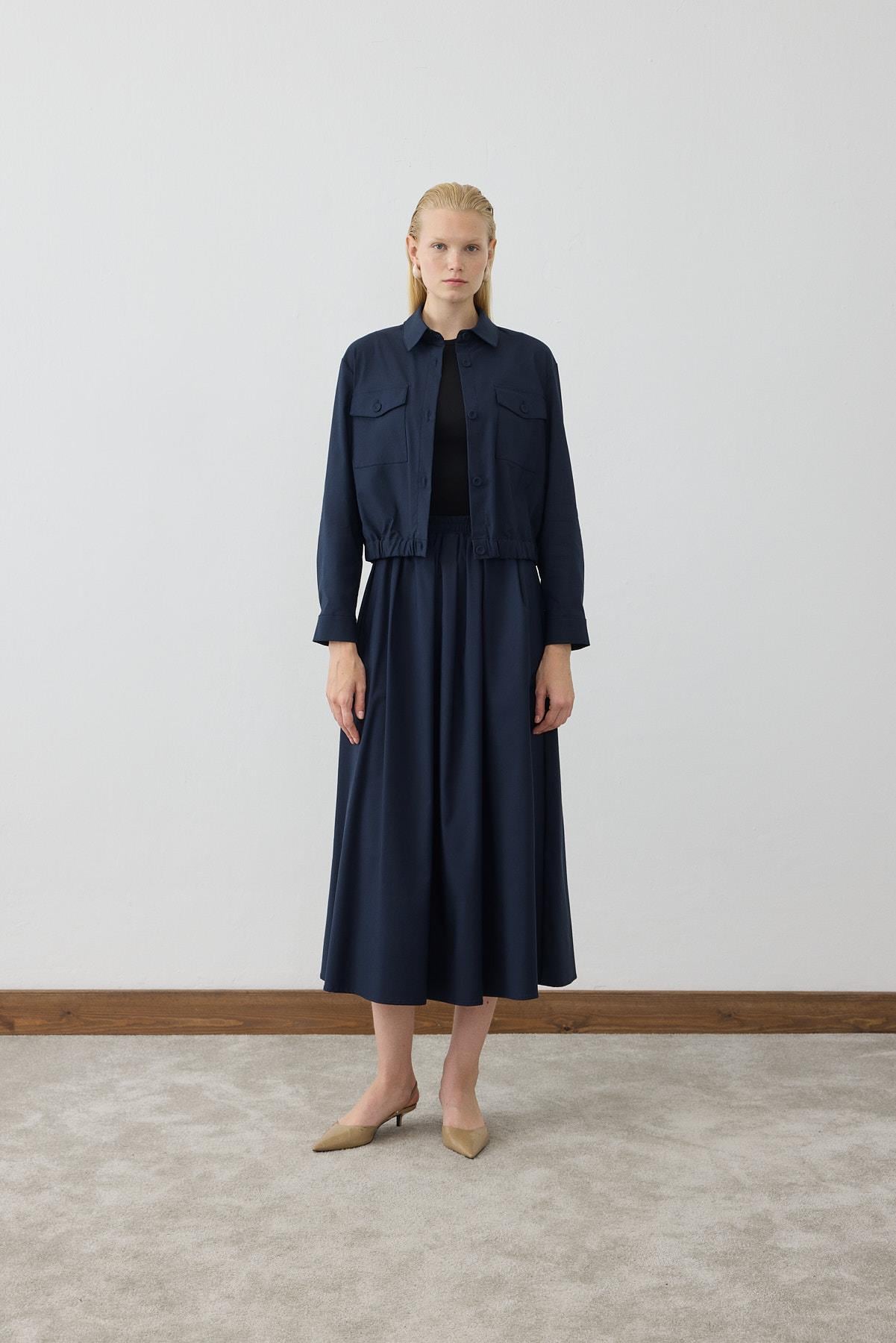MIORI BREVA SKIRT SET NAVY BLUE