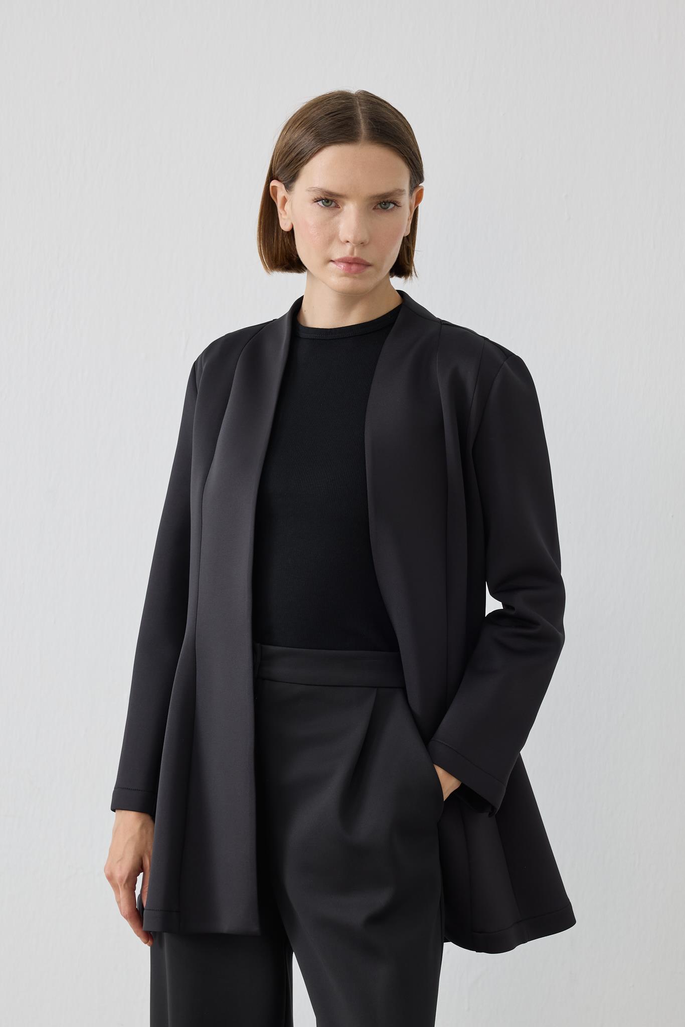 MIORI EVORA SCUBA PANTS SET BLACK