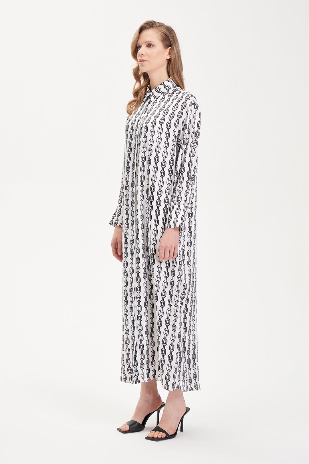 MIORI MISSY SATIN DRESS ECRU