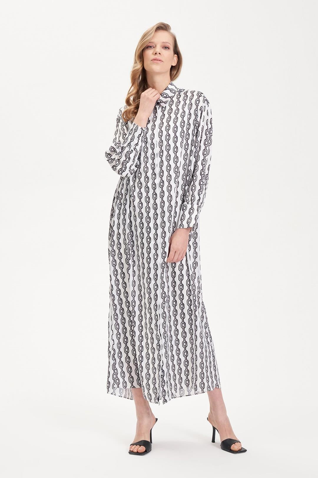 MIORI MISSY SATIN DRESS ECRU