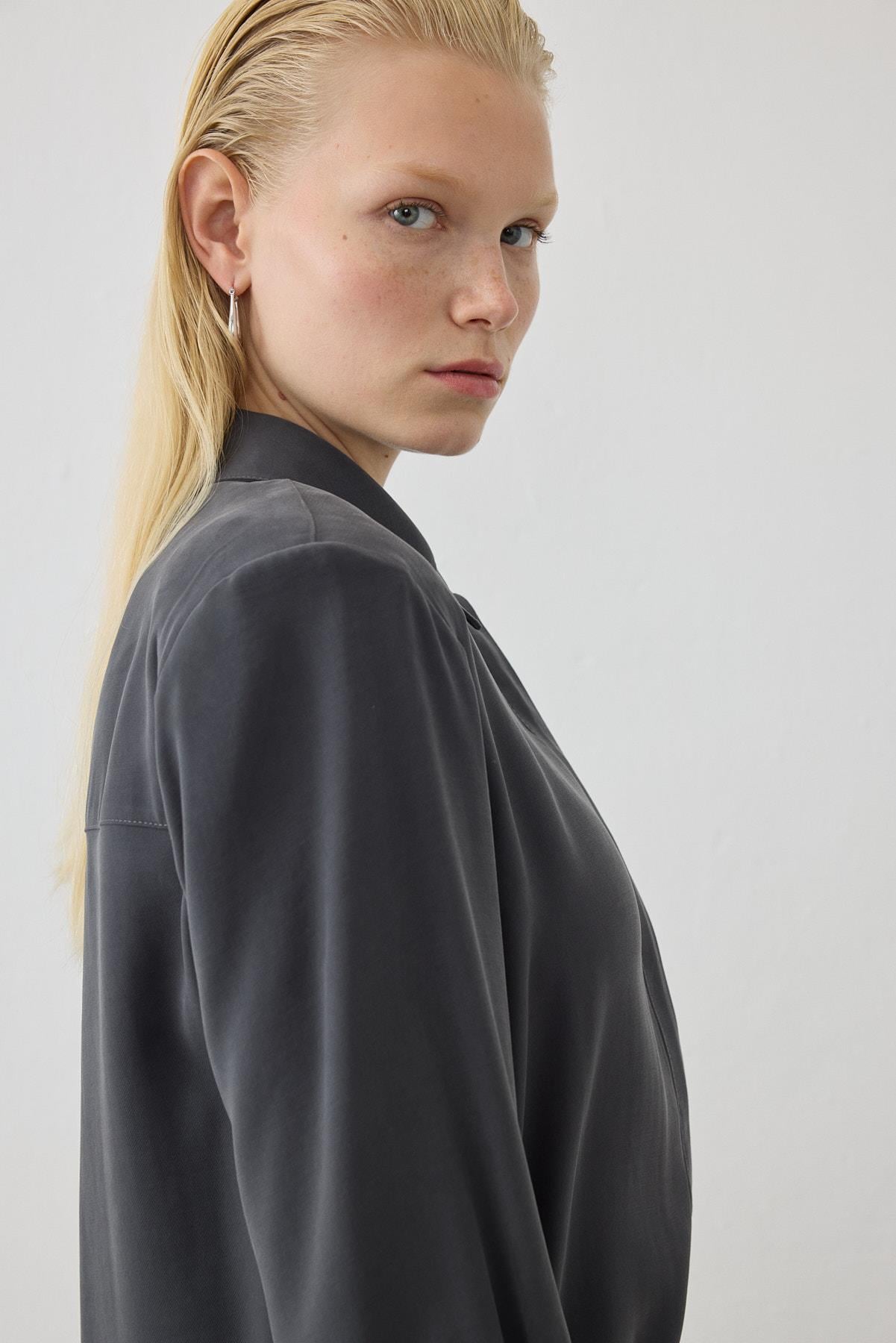 MIORI NIMES WASHED MODAL PANTS SET ANTHRACITE