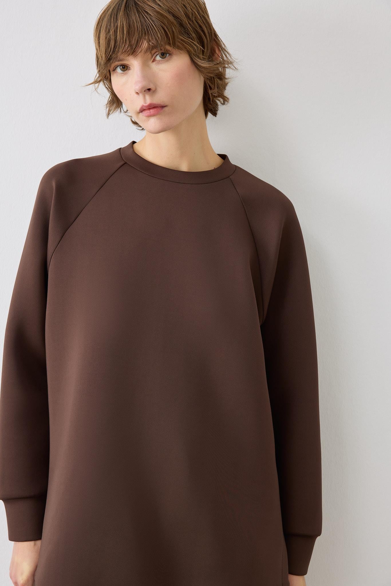 MİORİ SPORT PUF SWEAT KAHVE