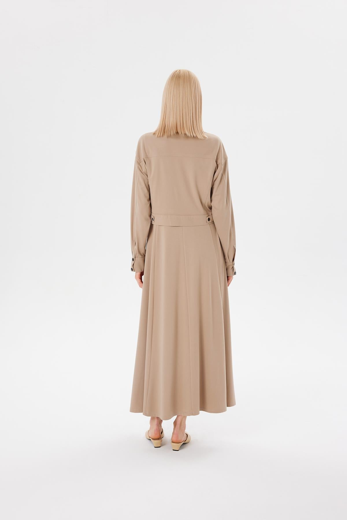 MODAL JERSEY CROPPED JACKET MINK