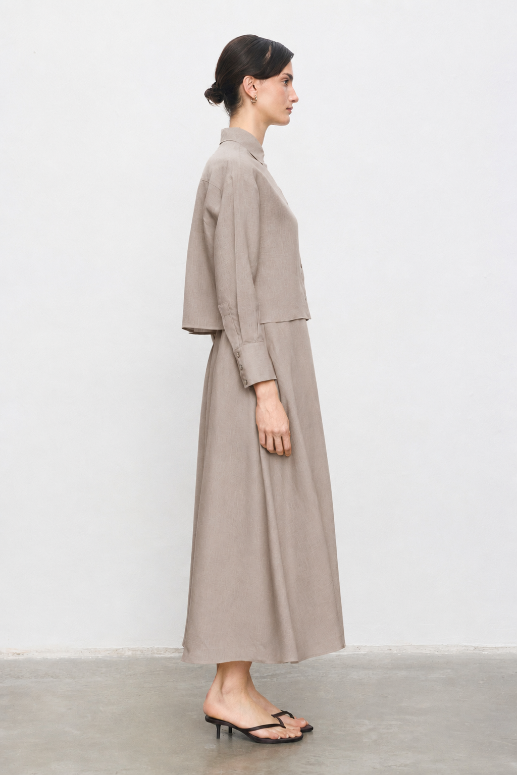 NATURAL %100 KETEN ETEKLİ TAKIM ETUP