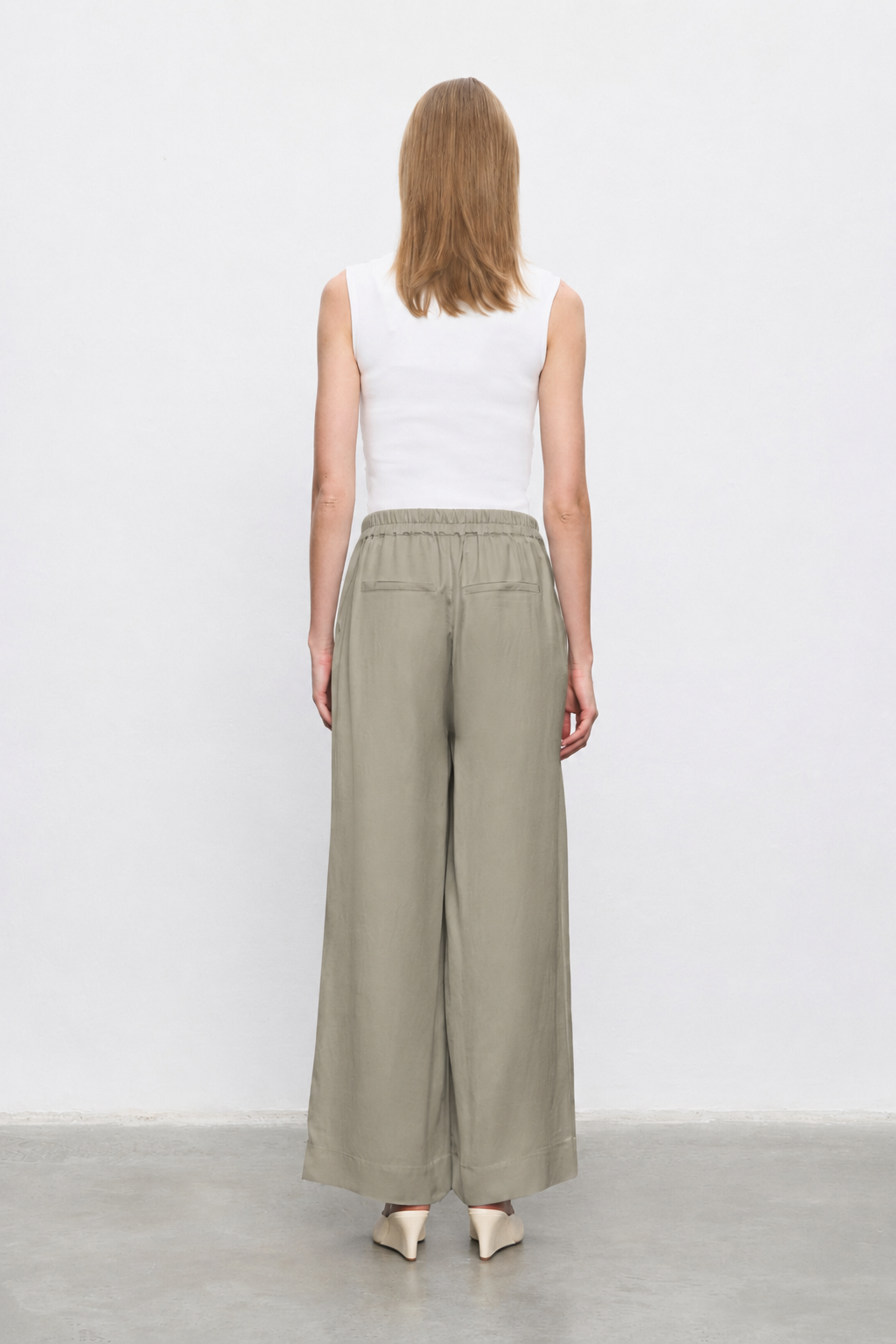 NEVA LYOCELL KETEN PANTOLON HAKİ