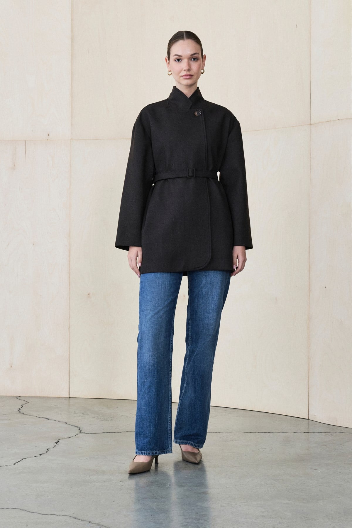 NEVA VİSCON BLAZER CEKET KAHVE