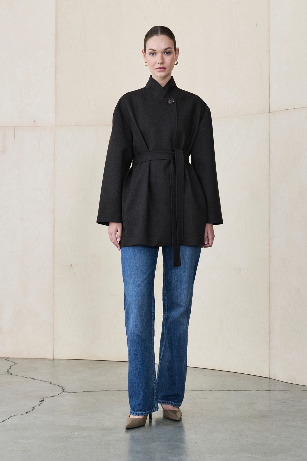 NEVA VİSCON BLAZER CEKET KAHVE
