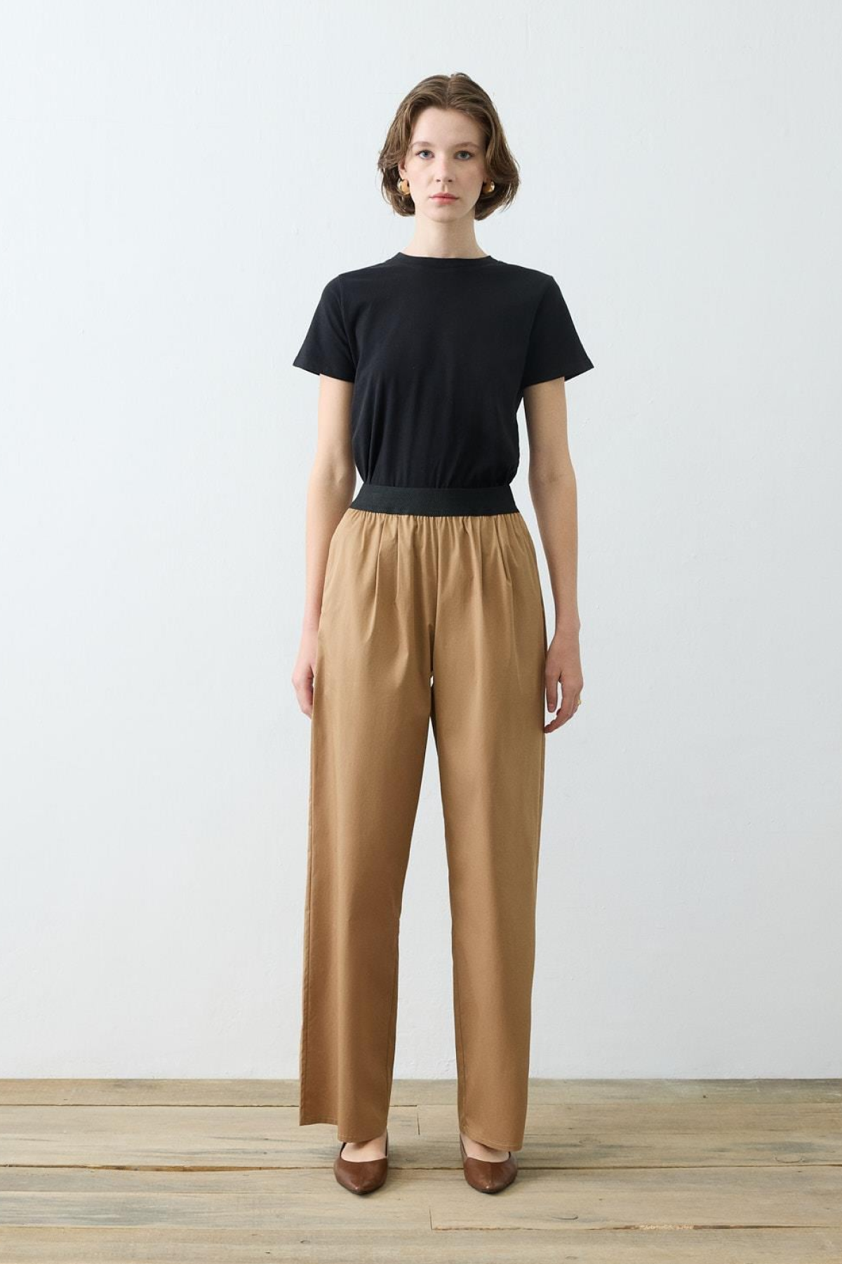 NOVA PAPER TOUCH PANTOLON CAMEL