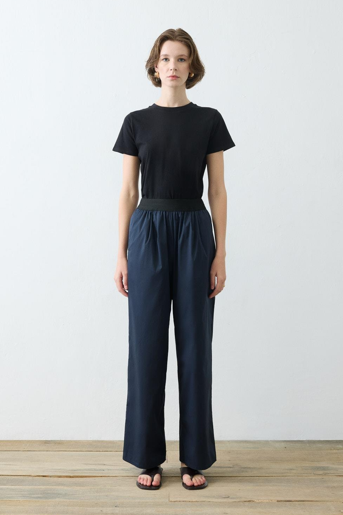 NOVA PAPER TOUCH PANTOLON LACİVERT