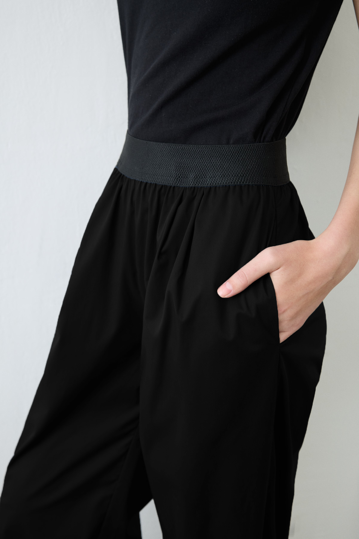 NOVA PAPER TOUCH PANTS BLACK