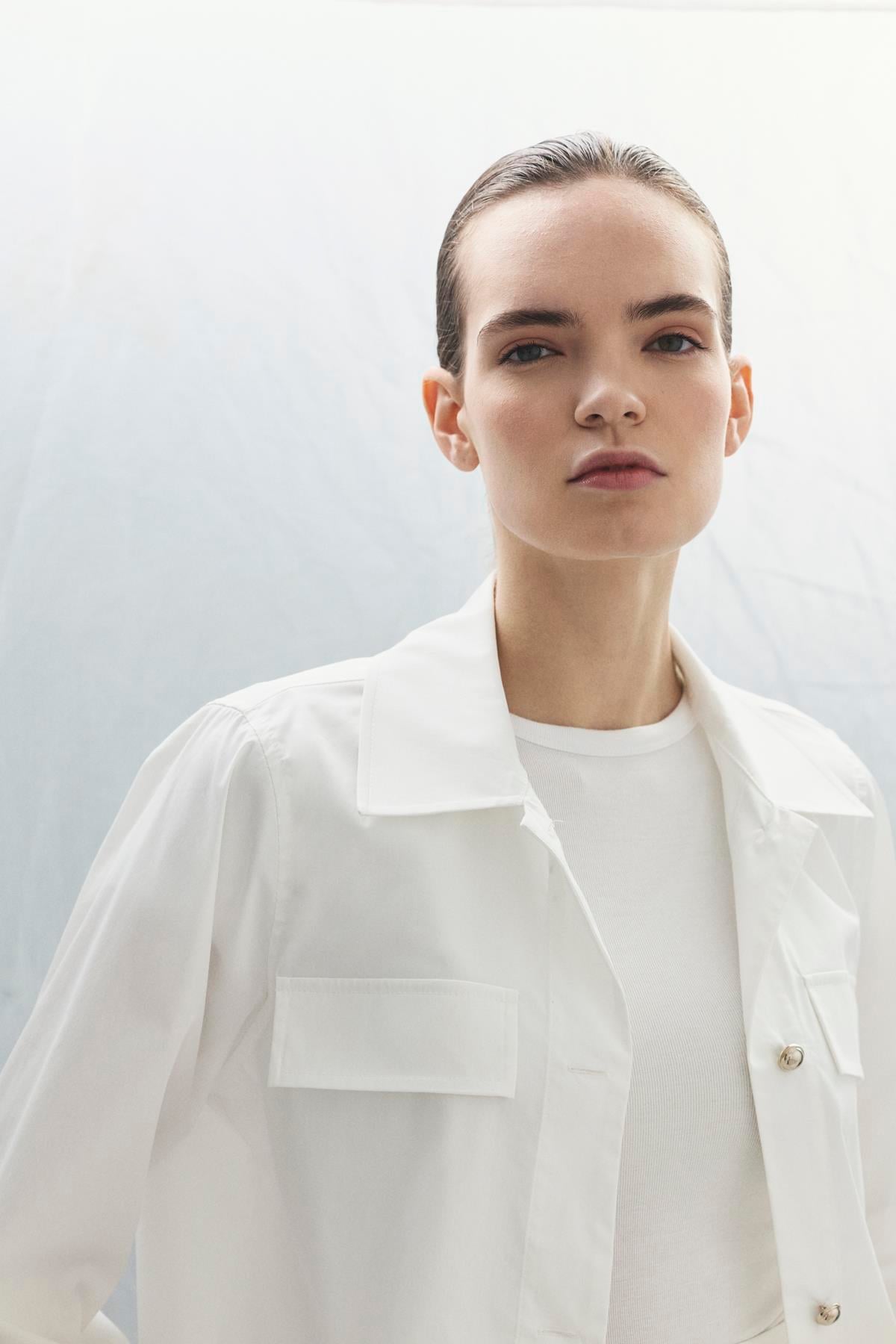 PARİS KOTON CEKET BEYAZ