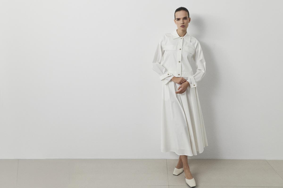 PARİS KOTON CEKET BEYAZ