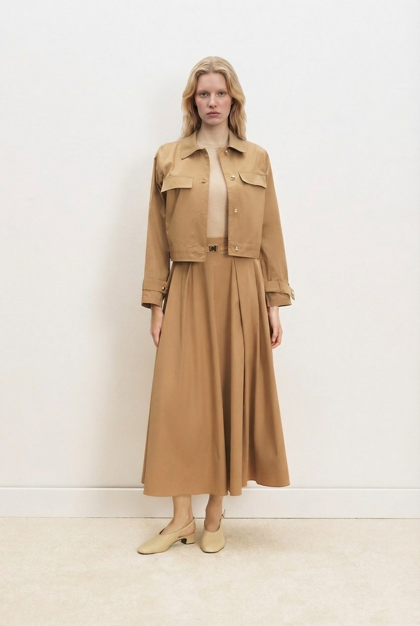 PARİS KOTON CEKET CAMEL