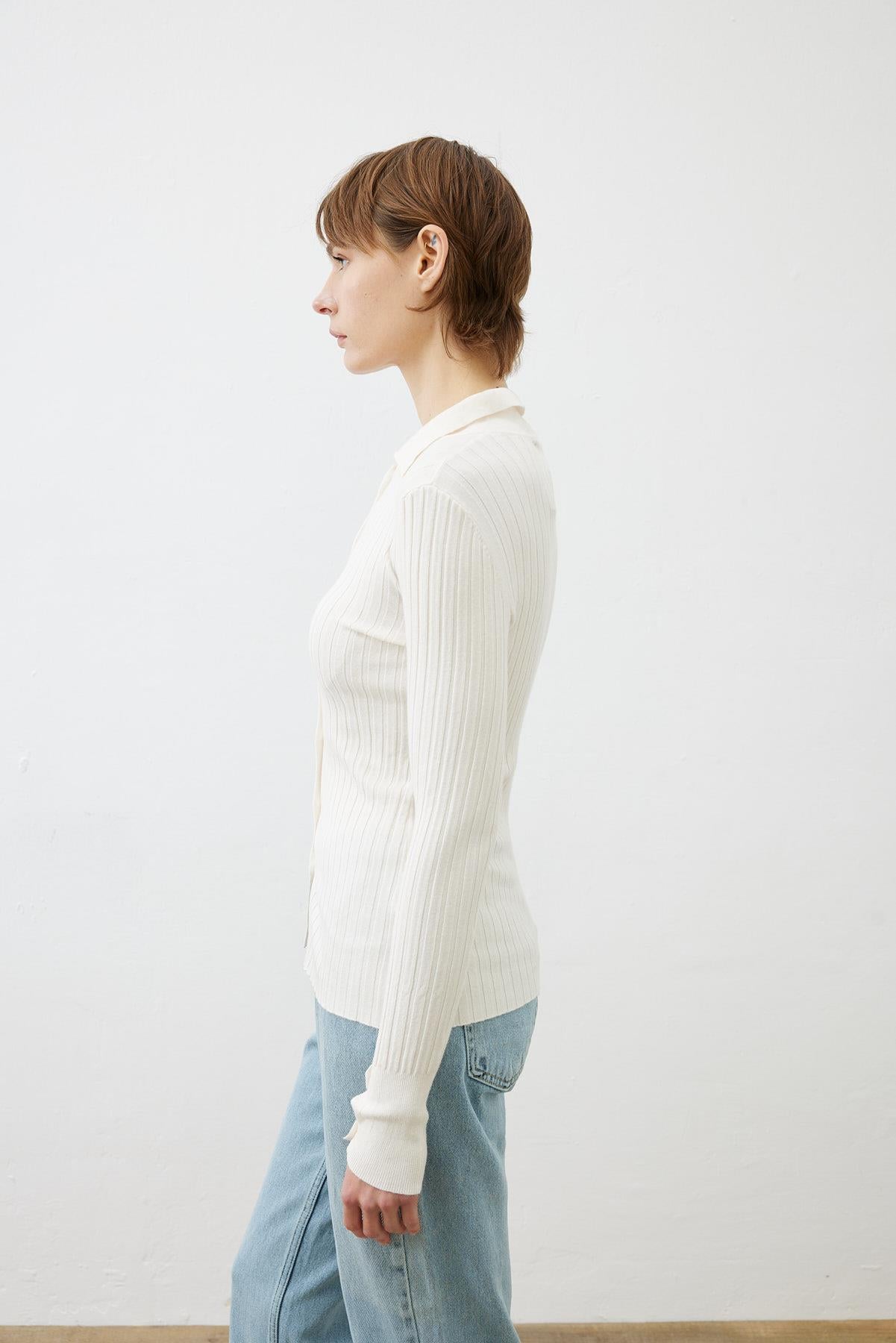 PREMIUM SELECTION YAKALI TRIKO HIRKA EKRU