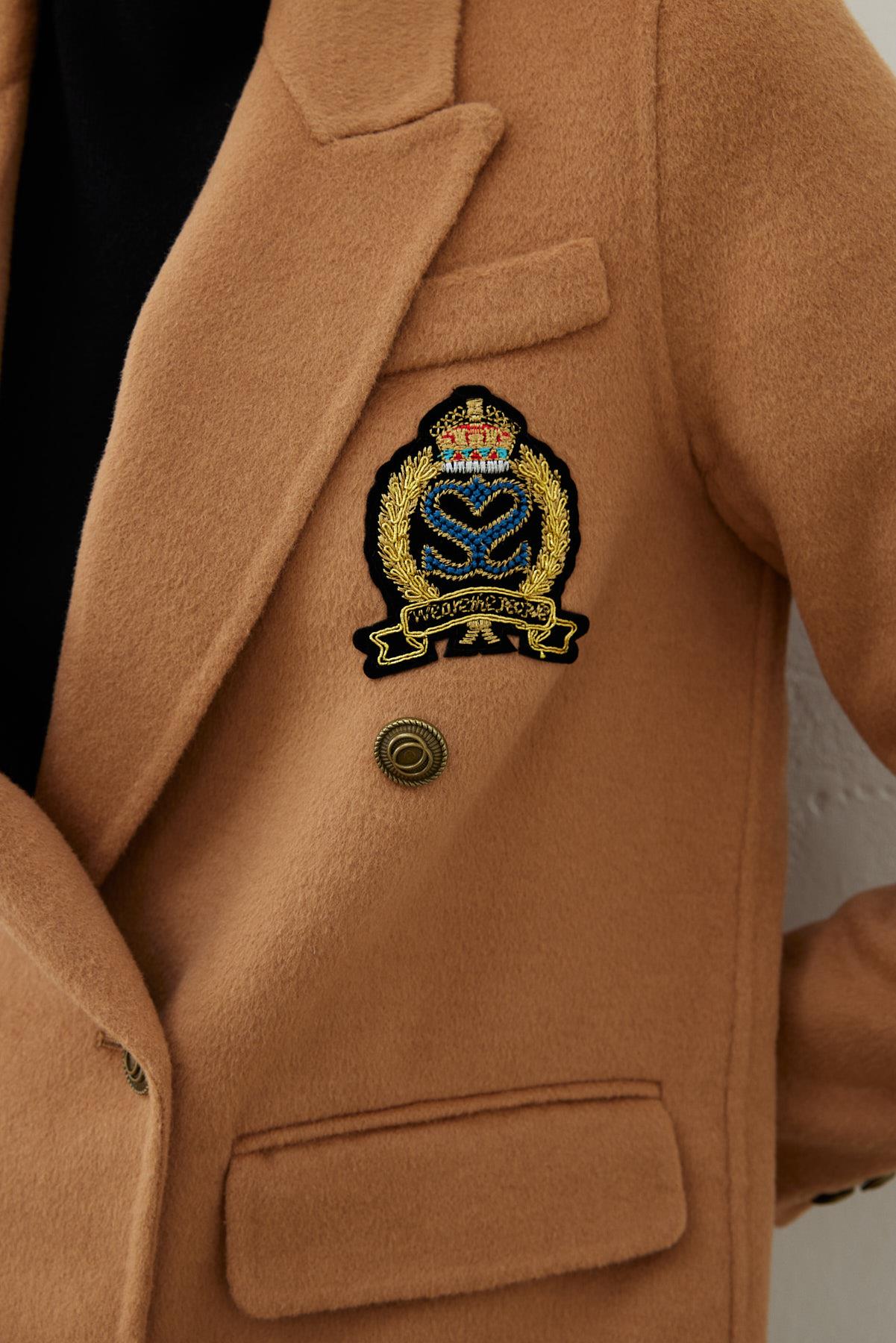 PREMIUM SELECTION YÜN KAŞMİR BLAZER CEKET CAMEL